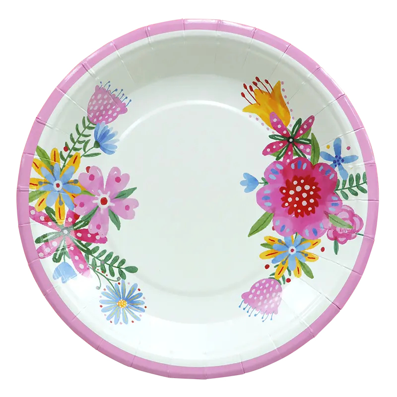 8,5 inch papieren borden 12 stuks